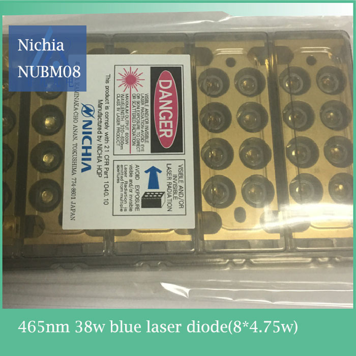 Nichia Diodo láser NUBM08 450nm 38w Powerful Azul LD